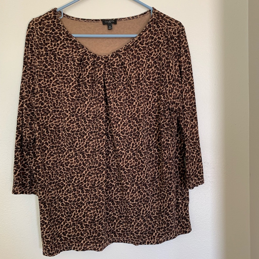 Talbots quarter length sleeve shirt